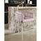 Iconic Home   Ardee Bar Stool Chair Velvet Upholstered Shelter Arm Shell Design 3 Legged Chrome Tone Solid Metal Base